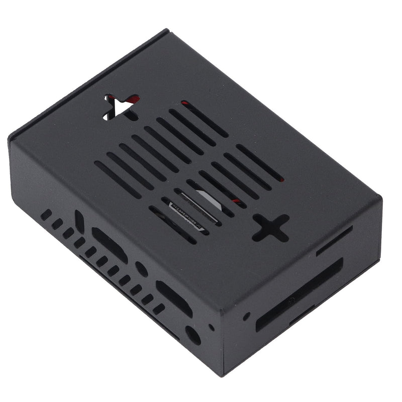 Zinc Alloy Case for Orange Pi 5 MAX, Metal Cooling Housing with 30x30x8mm Fan, 2 Pin Interface, Single Board Computer Enclosure, Enhanced Heat Dissipation
