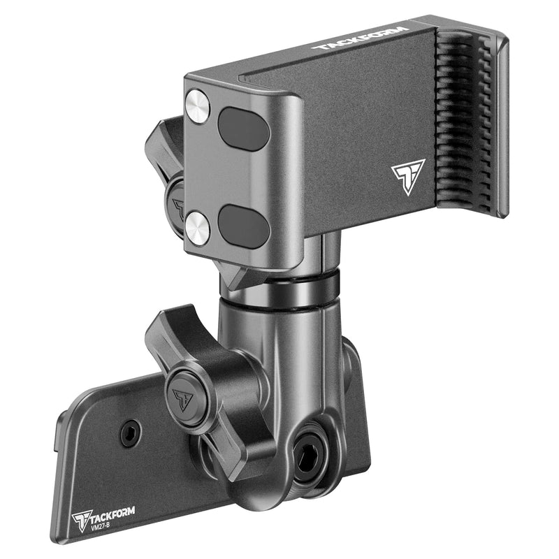 Tackform Link Vent Mount Universal Phone Holder - Compatible with 2020-2025 Ford Transit (Excluding Connect) | Not for Use with Factory 12" Screen | All-Metal | Professional Grade, Heavy-Duty | Black