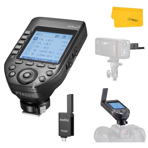 GODOX FT433 S TTL Wireless Flash Trigger for Sony, 433MHz Transmitter FT433 Flash Trigger for Sony