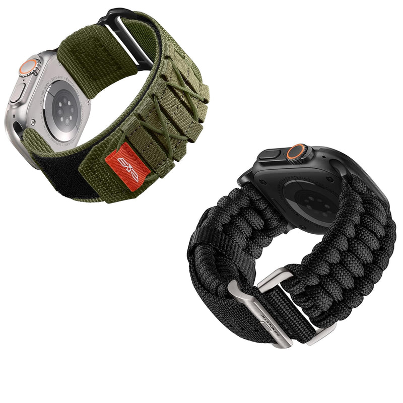 Bandletic Nylon Band and Paracord Strap Compatible with Apple Watch