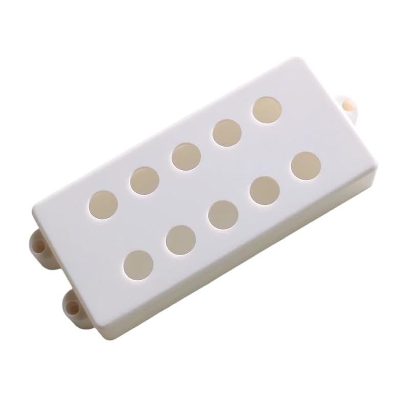 4/5/6 String Bass Guitar Pickup Covers Set Fit For MusicMan Bass (Whiet 5 String Covers (2pcs)) Whiet 5 String Covers (2pcs)