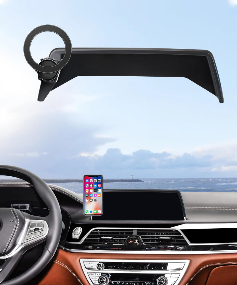 Car Phone Holder for BMW 7 Series 2016-2022, 10.25/10.3"Screen Magsafe Clip | Magnetic Accessories Cell Phone Mount Clip Compatible with iPhone, 3D fit Stable Dashboard Navigation Bracket Cradle Stand for 2016-2022 BMW 7 Series (10.25/10.3 inch only)