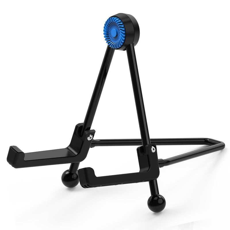 Ukulele Stand, A-Frame Foldable Guitar Stand for Electric Guitar, Bass Stand, Banjo Stand, Violin Stand, Ukulele Stand, Portable Folding Guitar Stand with Non-Slip Rubber and Soft Silicone Padding