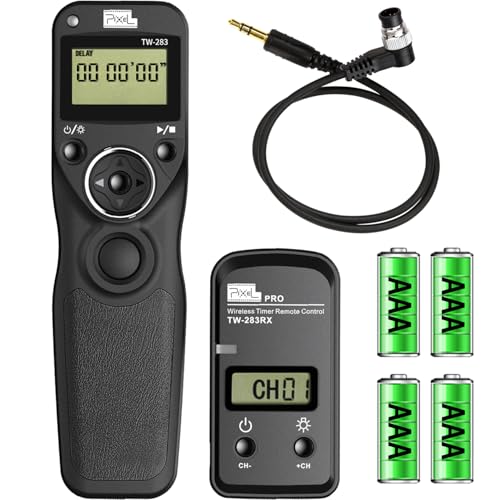 Pixel Wireless Shutter Remote Release Control TW283 for Nikon D850 D810 D800 D700 D500 D300 D300s D200 D40s D800E D810A D1X D2H D3X D1 D2 D3 D3s D4 D5 D4s F5 F6 F100
