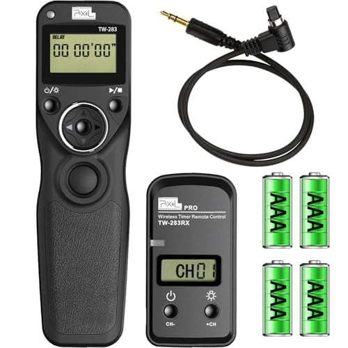 Pixel Wireless Shutter Remote Release Control TW283N3 for Canon Eos 5D Mark IV 5D 6D 7D Mark 1DX MARKII R5 R6 50D 40D 30D 20D 10D D60 D30 D2000 EOS-1V EOS-3