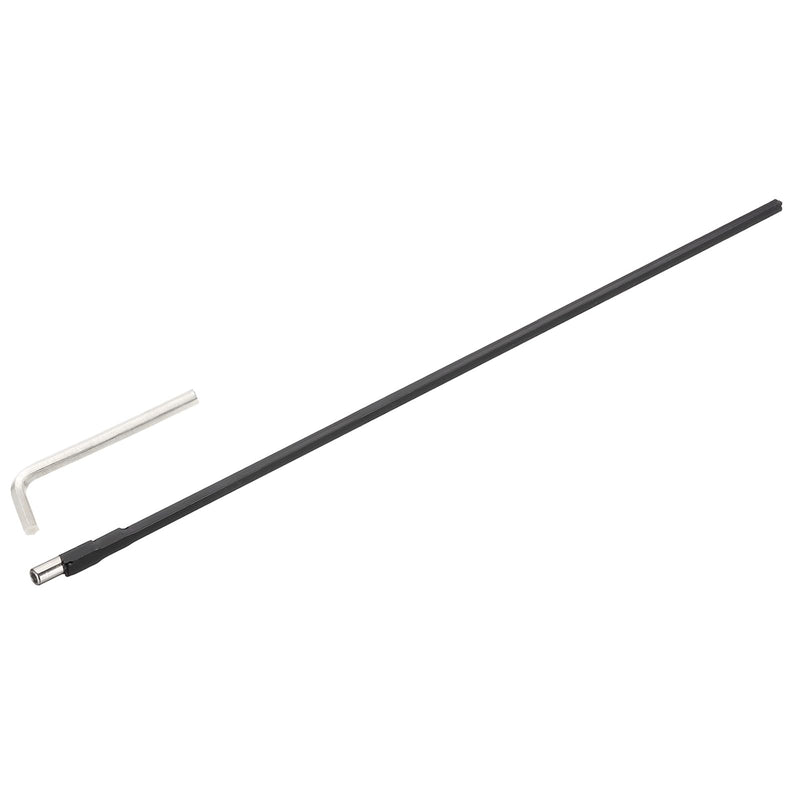 MECCANIXITY Guitar Two Way Rod, 570mm Low-Profile Guitar Rod with 4mm L-Wrench, Luthier Tools for Electric Acoustic Bass Guitars Neck Repair Adjustment, Black