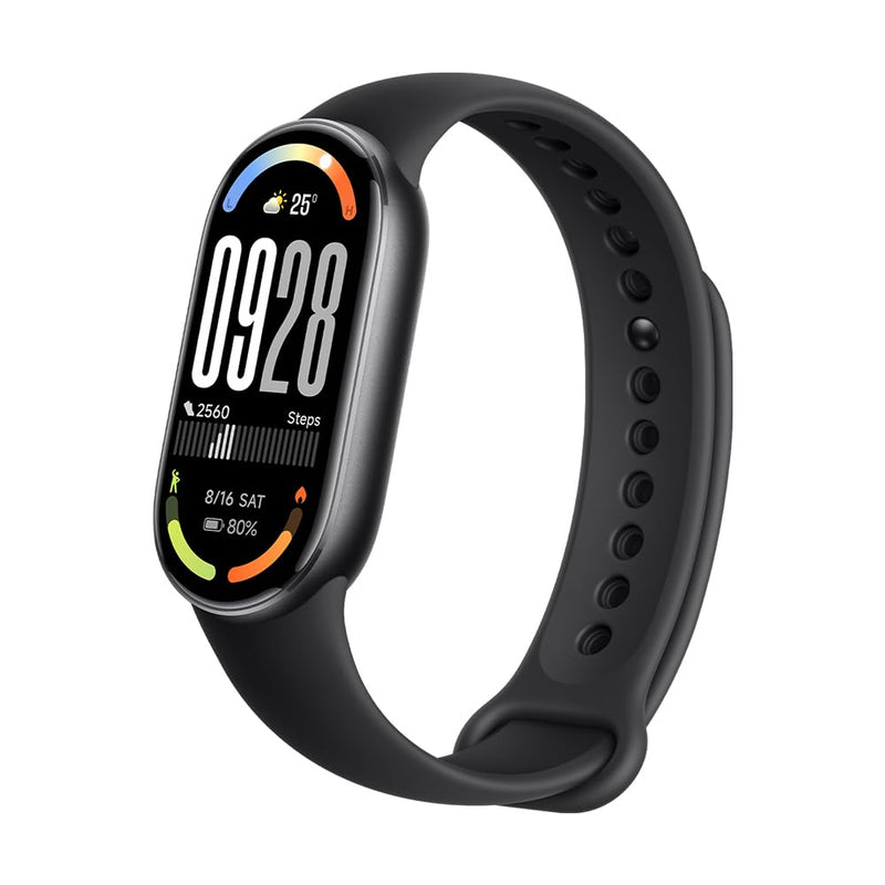 XIAOMI Mi Smart Band 10 (2025) Global Version - 1.72" AMOLED Display | 21 Days Battery Life | Touchscreen, Multi-Sport Tracker, Activity Tracker, Heart Rate Monitor | BT5.4 - (Midnight Black) Midnight Black