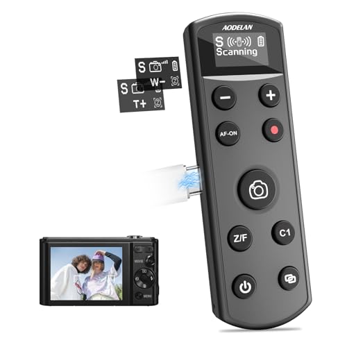 Remote Control for Sony Camera,USB-C Rechargeable Wireless Shutter Release Black Display Remote Control for Sony