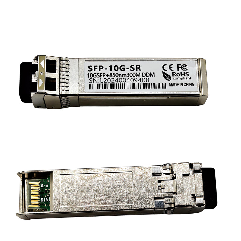 10G SFP+ Transceiver Module, 850nm Multimode, LC Connector, 300M Range (2) 2