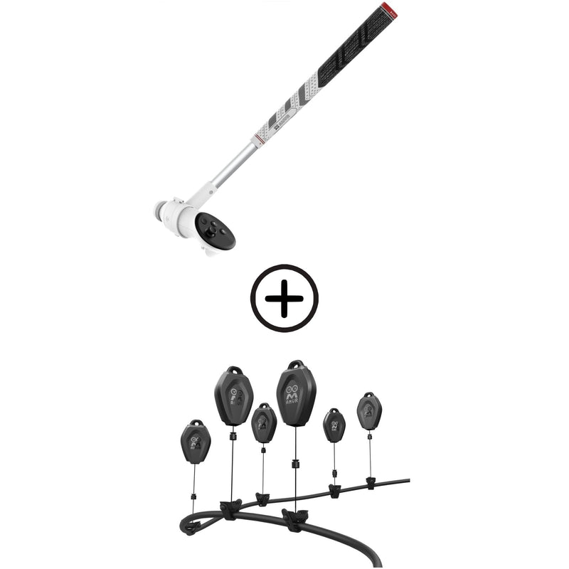 AMVR Golf Club Attachment & VR Cable Management System Compatible with Meta/Oculus Quest 3/3S