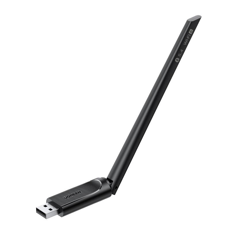 [AUSTRALIA] - UGREEN 2-in-1 USB Bluetooth WiFi Adapter, AX900 + Bluetooth 5.4 WiFi 6 Adapter for Desktop PC with 5GHz/2.4GHz Dual Band, 6dBi High Gain Antenna, Built-in Driver for Windows 10/11 