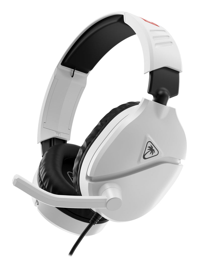 Turtle Beach Recon 70 Wired Gaming Headset - Licensed for Nintendo Switch 2, Nintendo Switch/Lite/OLED, Flip-to-Mute Mic, Adjustable, Lightweight headphones, On-Ear Controls, 40mm Drivers, Black/White White - Nintendo Switch