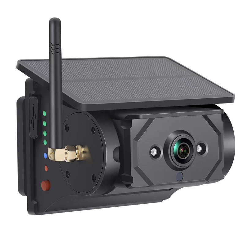 Magnetic Solar Wireless Backup Camera: Suitable for 5"/7"/10" DVR Portable Scratch-Proof Truck Trailer Hitch Rear View Camera Rechargeable 1080P RV Camper（Attention: Purchased Separately Cannot use）