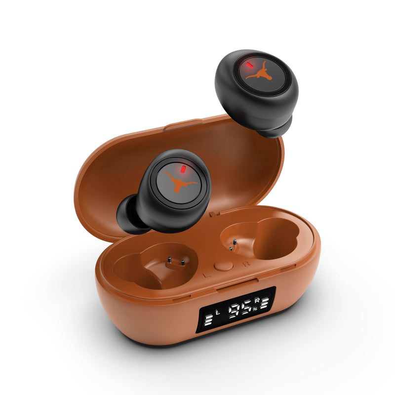 SOAR Collegiate True Wireless Earbuds v.7, Texas Longhorns