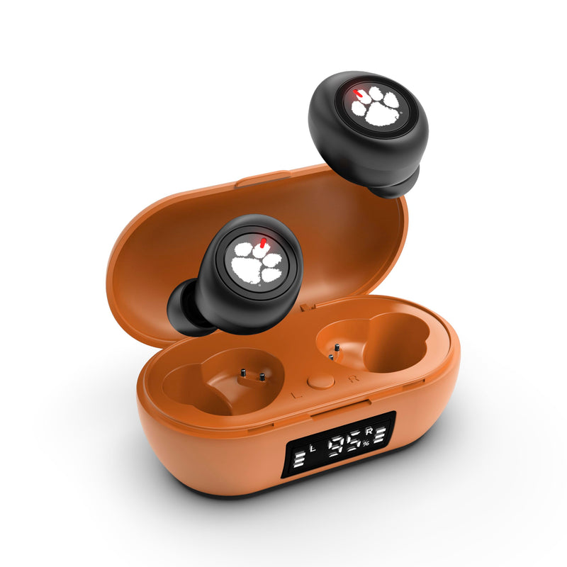 SOAR Collegiate True Wireless Earbuds v.7, Clemson Tigers