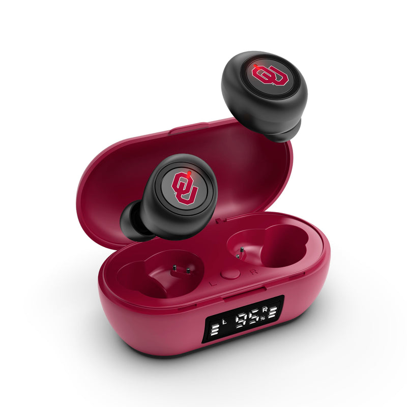 SOAR Collegiate True Wireless Earbuds v.7, Oklahoma Sooners