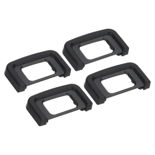 PATIKIL DK-25 Viewfinder Eyepiece Eyecup, 4 Pack Camera Eye Cup Protector for Nikon D3500 D3400 D3300 D3200 D5300 D5500 D5600 Digital Camera Block Flare Scratch Resistance, Black 1.46 x 0.83 Inch