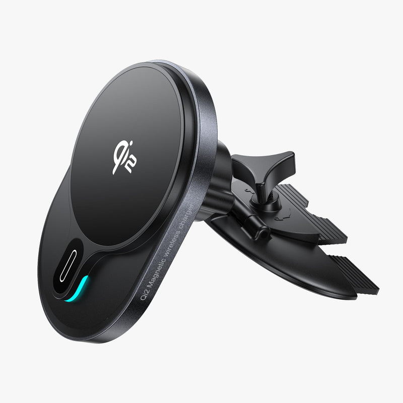 HURMAI for Qi2 CD Car Mount Charger 15W MagSafe Wireless Charger for iPhone | For Qi2 15W MagSafe wireless charge. CD slot mount. For iPhone 17-12 & Galaxy S25. Magnetic hold for bumpy roads.