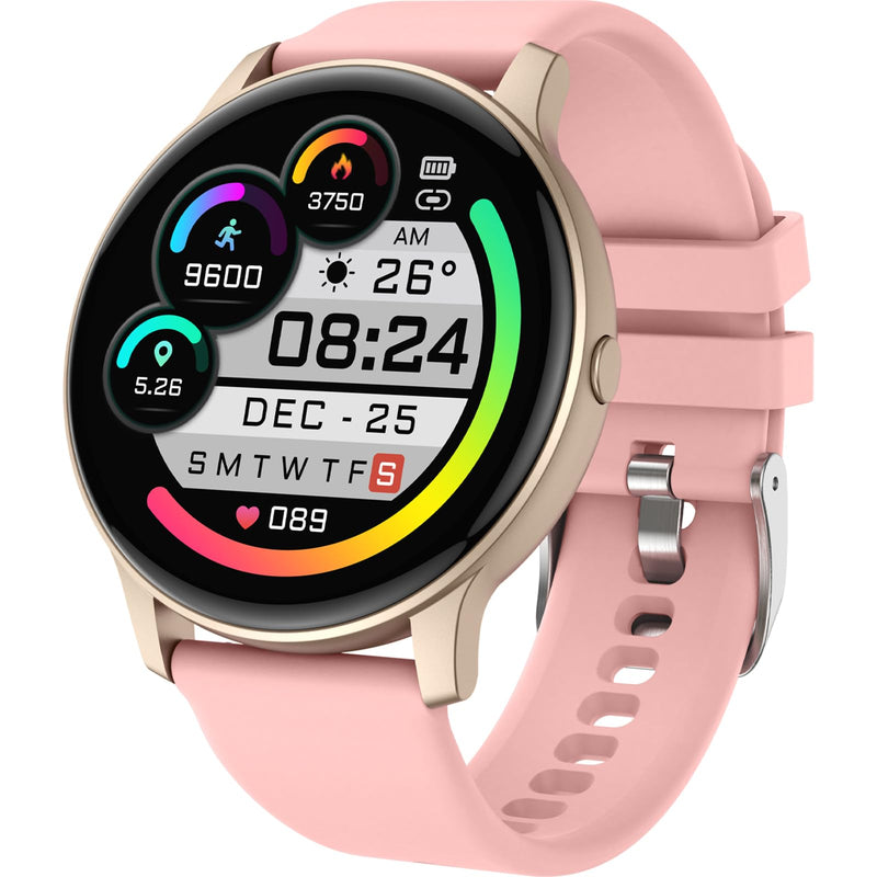 1.3" Smart Watches for Women, Call & Message Reminder, Smart Watch with 24 Sports Mode, Heart Rate/Blood Pressure/Sleep Tracker, Step Counter, IP68 Fitness Watch for Android iPhone