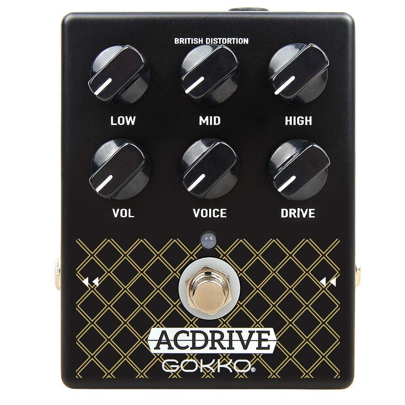 AMPLI PEDAL ACBOX GK-35 - Vox - Inspired British Class A Amp Simulating Effects Pedal with 6 - Control Tone Shaping