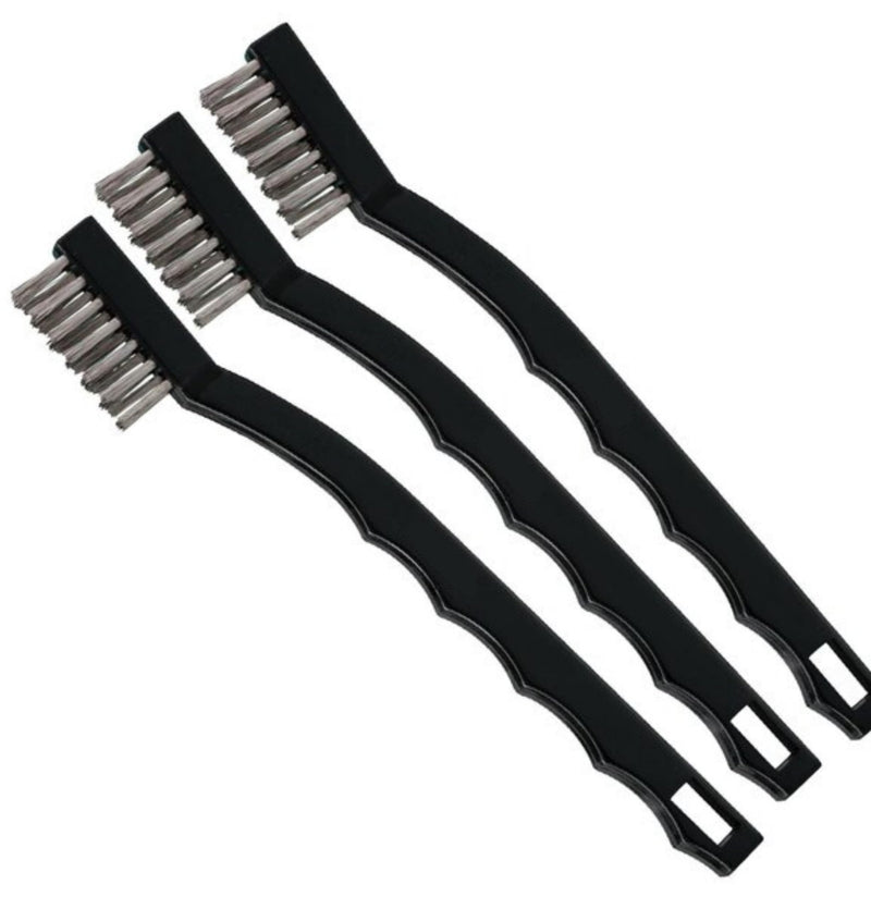 [AUSTRALIA] - SurgiMac Instrument Cleaning Brush with Stainless Steel Bristles, Reusable Multi-Purpose Cleaning Tool for Tough Surfaces & Small Parts, 3-Pack 