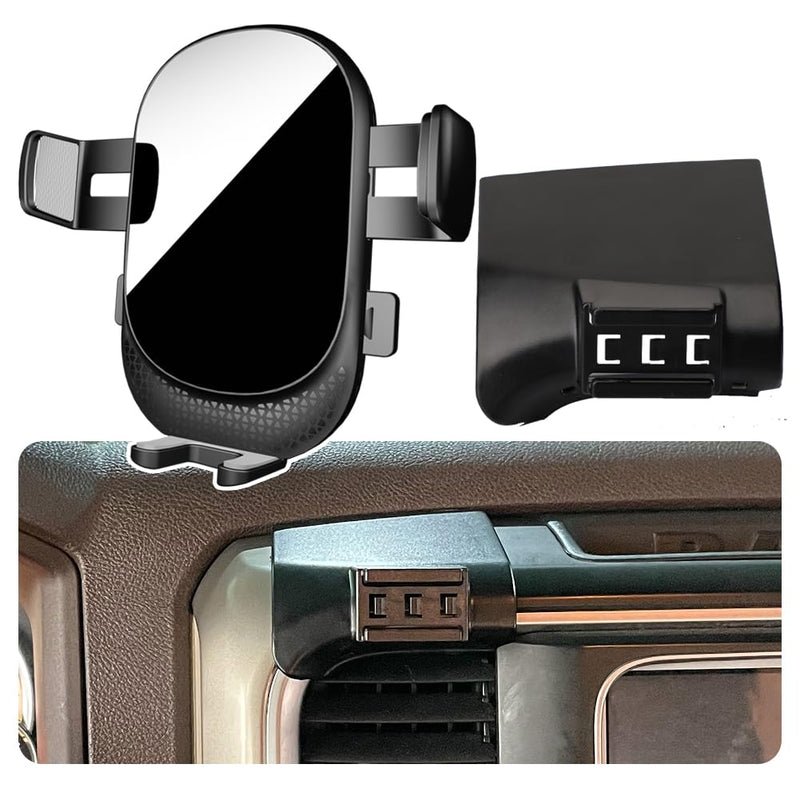 Car Phone Holder for Dodge Ram 1500 2500 3500 Auto Accessories [Only for 2013-2018 Ram 1500 2500 3500] [Auto Lock Hands Free Auto Cell Phone Mount for All Smartphones]