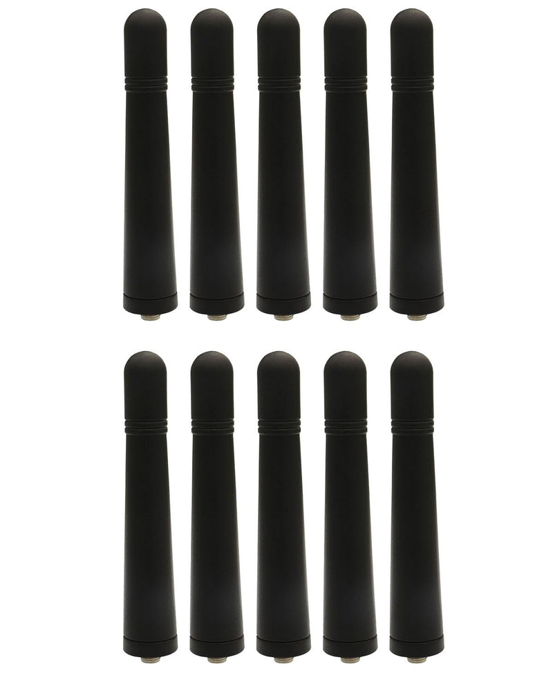 [AUSTRALIA] - KRA-23 UHF 400-470MHz Stubby Antenna Compatible with Kenwood TK-380 TK-390 TK-3140 TK-3160 TK-3180 TK-3360 TK-3202 TK-3207 TK-3217 TK-3302 TK-3300 TK-3306 TK-5320 3.3Inch (10 Pack) 