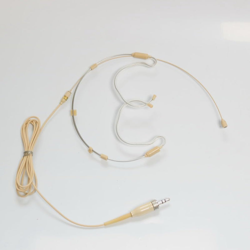 HSP6000 Foldable Headset HeadMic Microphone for Sennheiser G2 G3 G4 BeltPack Wireless 3.5mm Stereo Lock Detachable Dual Ear Hook