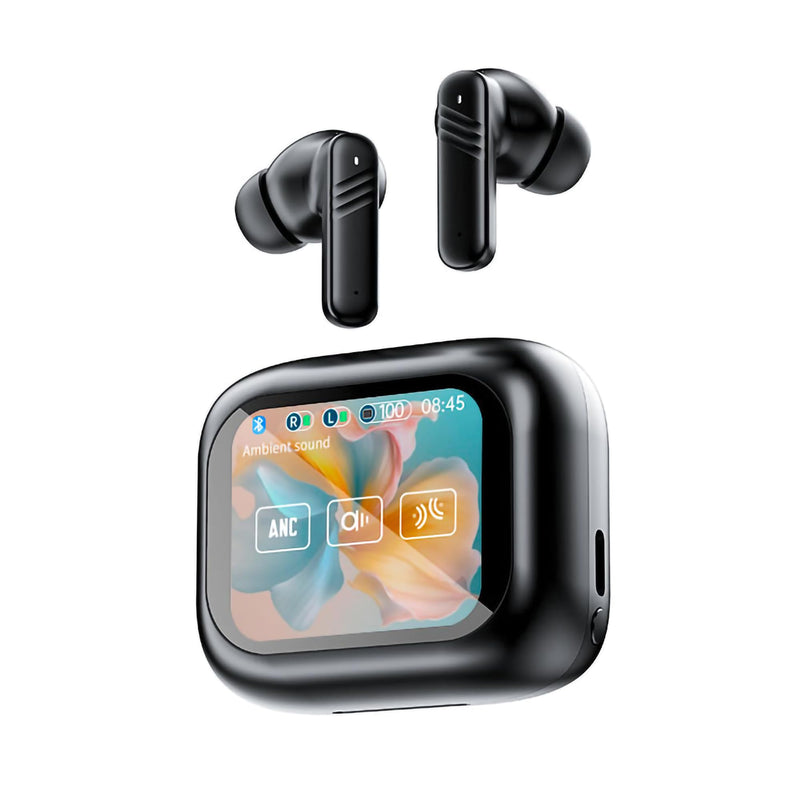 LX-10 Hybrid Active Noise Cancelling Wireless Earbuds BT 5.4 Play Time 4-5 Hours Stereo in-Ear Headphones, Environment Noise Cancelling Gaming Earbud, Waterproof IPX-4