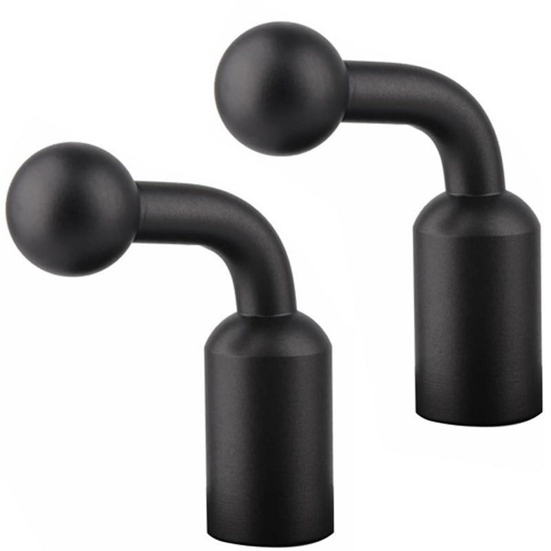 [AUSTRALIA] - 17mm Ball to 1/4 inch Female Thread Vertical Mount Adapter, Aluminum Alloy (2PCS) 