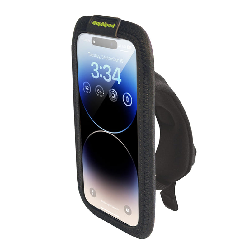 Amphipod HandPod SmartView Pouch, Touchscreen Phone Holder, 6.35x3.125x0.5" Black 6.35" x 3.125" x 0.5"