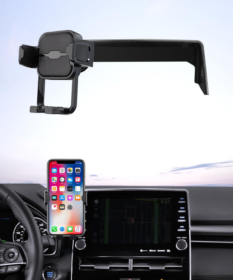 Auto Clamp Car Phone Holder for Toyota Avalon 2019-2022, 9" Screen Mount | Universal Mechanical Clip Cell Phone Mount Accessories Fit iPhone Android,Automobile Cradle GPS Dashboard Navigation Bracket