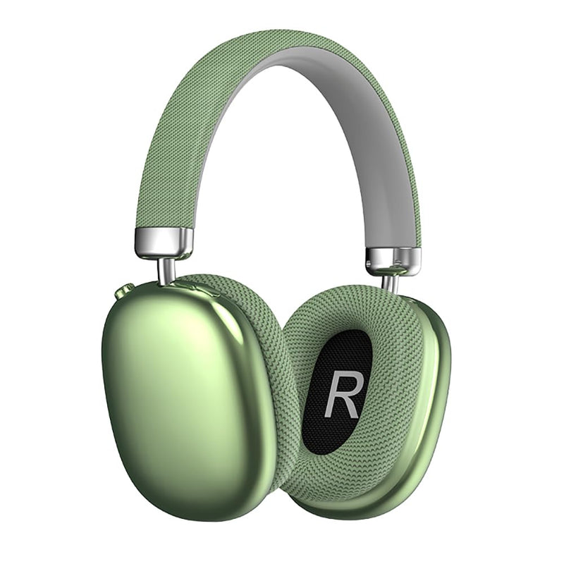Purple Earphones;Green Apple Earphones Wireless Bluetooth Headphones, Head Mounted Noise Cancelling Headphones Beats Headphones Purple,Pink Over Ear Headphones, 8+ Hours Battery, P959 Green