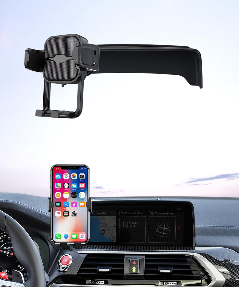 Auto Clamp Car Phone Holder for BMW X3/X4 2019-2021, 10.25/10.3" Screen | Universal Mechanical Clip Cell Phone Mount Accessories Fit iPhone Android,Automobile Cradle GPS Dashboard Navigation Bracket 10.25/10.3-inch for 2018-2021 X3/ 2019-2023 X4