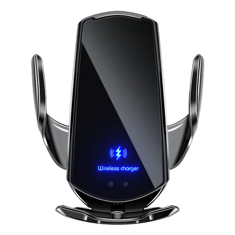 Q3 Smart Sensor Car Phone Wireless Charger,15W Qi Fast Charging Auto-Clamping Car Holder, Air Vent Phone Holder，for iPhone17/16/15/14/13/12series,and All Qi Enable Android Cellphone (Q3-Black) Q3-Black