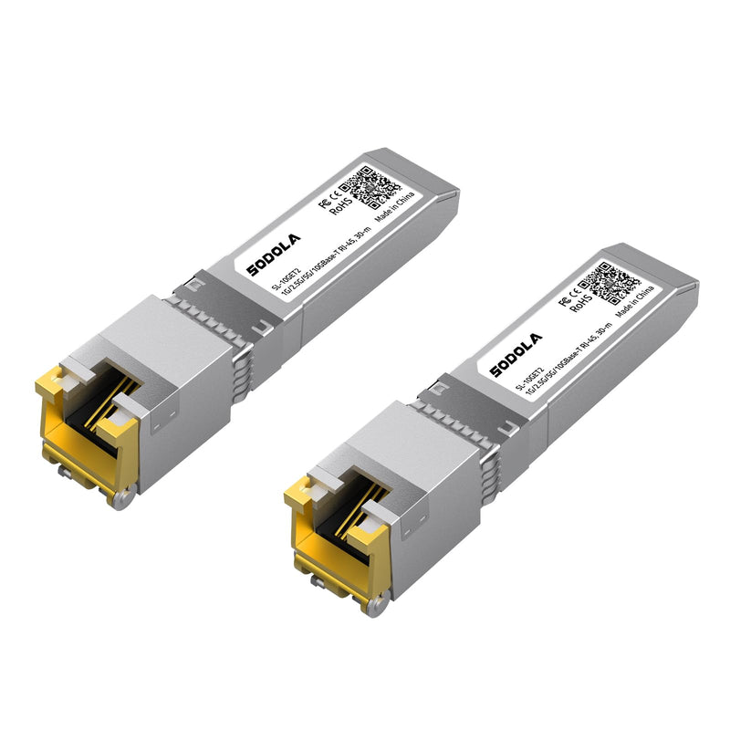 SODOLA SFP Module | 10G SFP+ RJ-45 Copper Transceiver for SODOLA,SFP to Ethernet,Plug and Play,Hot Pluggable,Up to 30m Distance Copper SFP Module