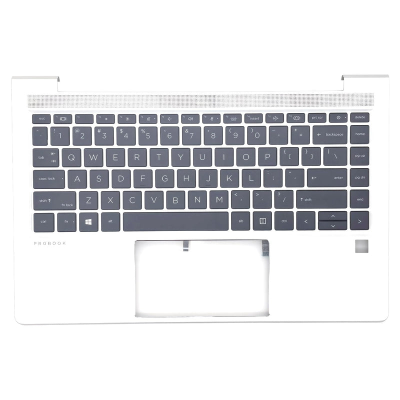 Palmrest with Backlit US Keyboard for HP ProBook 440 G8 445 G8 | Upper Case Top Cover Replacement,US Layout,P/N M23769-001