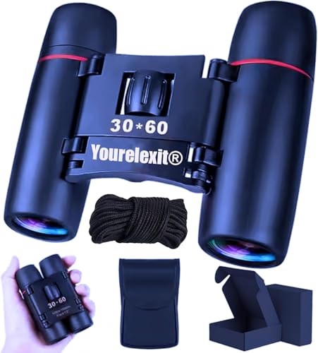 Yourelexit® Binoculars with Phone Adapter for Adults,Compact Small Pocket Mini Travel Binocular for Bird Watching Concert Theater Opera High Powered Electronics Cruise Ship Essentials Norwegian Alaska