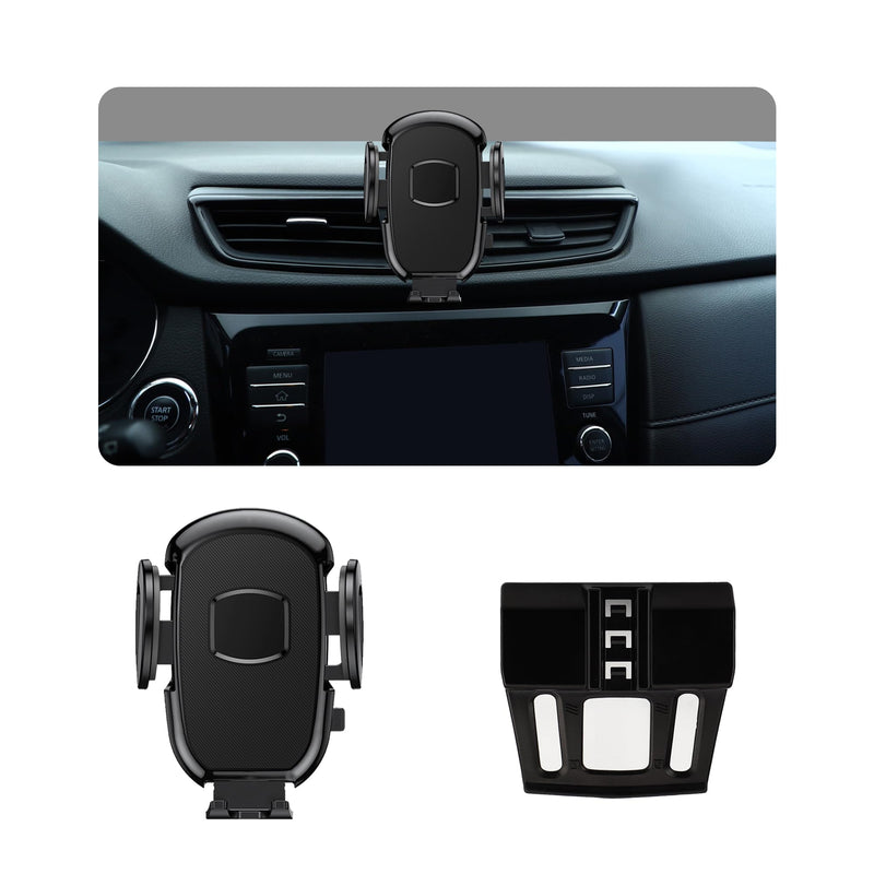 Car Phone Holder Fits for Nissan Rogue 2014-2020 (Not for Rogue Select) /Rogue Sport 2017-2023 /Murano 2015-2023, Car Phone Vent Mount, Fits 4.7-7 inch Phones,360°Rotable, Easy to Install Rogue 14-20 /Rogue Sport 17-23 /Murano 15-23
