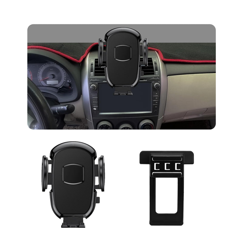 Car Phone Holder Fits for Toyota Corolla 2009-2013[Only fits for 2009-2013],Car Phone Mount Snugly fit Navigation Bracket Air Vent, Fits for 4.7-7 inch Phones,360° Rotation, Easy to Install