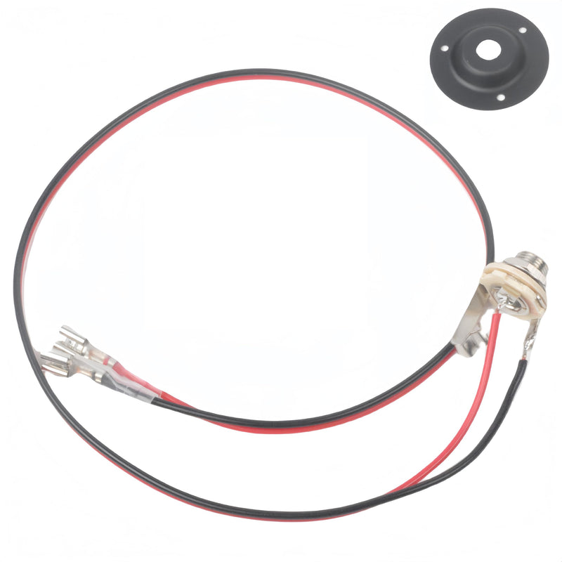 Single 1x12 Guitar Speaker Wiring Harness - 1/4" Mono Jack + Ferrule - DIY Cabinet Kit 6.35mm Mono Audio Jack