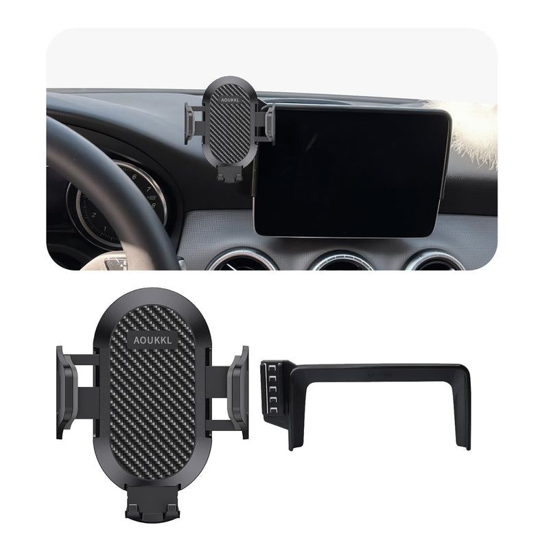 Car Phone Holder Fits for Mercedes Benz CLA 2015-2019 & 2016-2020 GLA Accessories(Only fit for 7/8-inch Screen),Thick Cases Friendly,Cell Phone Mount for 4-7 in Phones CLA 2015-2019 & GLA 2016-2020(7/8 in Screen)