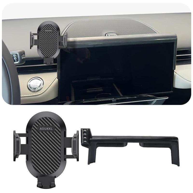 Car Phone Holder Fits for Lincoln Nautilus 2024 2025 Accessories(Only fit for 11.1-Inch Screen),Thick Cases Friendly,Cell Phone Mount for 4-7 in Phones