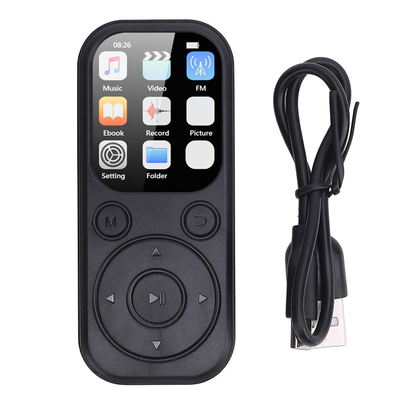 [AUSTRALIA] - MP3 Player with Bluetooth 5.4, HiFi Sound Quality Portable Music Player with 2.01 Inch Screen, Rechargeable Digital Music Battery Powered, Support up to 128GB (Without Small Without Small Memory Card 