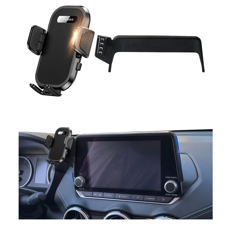 Upgraded Car Phone Holder Fits for Nissan Rogue 2021-2025/2019-2025 Altima/2020-2025 Sentra Auto Accessories(Only fit for 8.3-Inch Screen),Cradles Adjustable Cell Phone Mount for 4-7 in Phones 21-25 Rogue/19-25 Altima/20-25 Sentra(8 in screen)