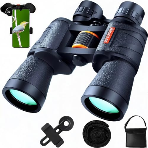 Binoculars 20x50 High Power Binoculars for Adults Night Vision Waterproof and Fog-Proof Includes Multiple Giveaways Suitable for Smartphones Suitable for Birdwatching Stargazing Travelling