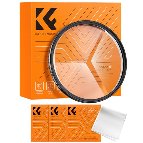K&F CONCEPT 82mm Rotatable Triangular Prism Camera Lens Filter