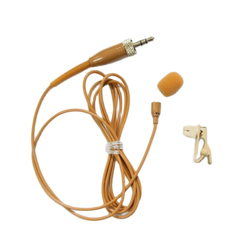 [AUSTRALIA] - Tan Mini Lapel Lavalier Microphone for Sennheiser EW G3 G4 G5 Wireless Pocket System 3.5mm Lock Jack 