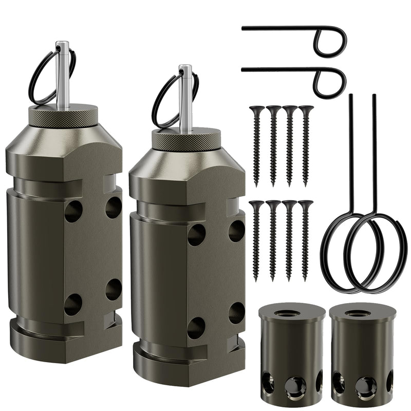 [AUSTRALIA] - 2 Pack Upgraded Perimeter Trip Alarm 12 Gauge Camping Trip Wire Alarm Device with .22 Adapter, Early Warning Security System for Outdoor and Property Safety 2 Pack 