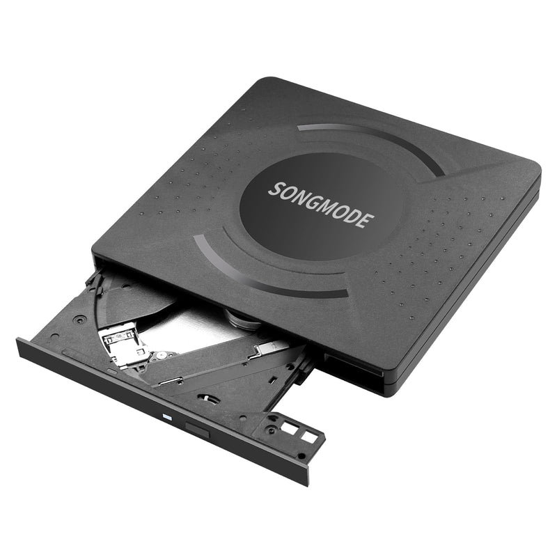 Ultra Slim DVD Burner,External DVD Drive，CD Burner – USB 3.0/Type-C, M-DISC Support, Plug & Play for PC/Mac/Laptop